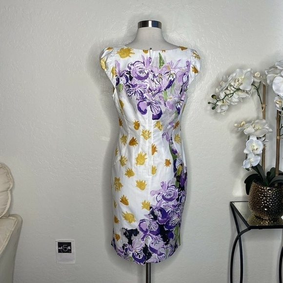 Anthropologie Artist Rebekah Maysles Floral Dress - Picture 3 of 6